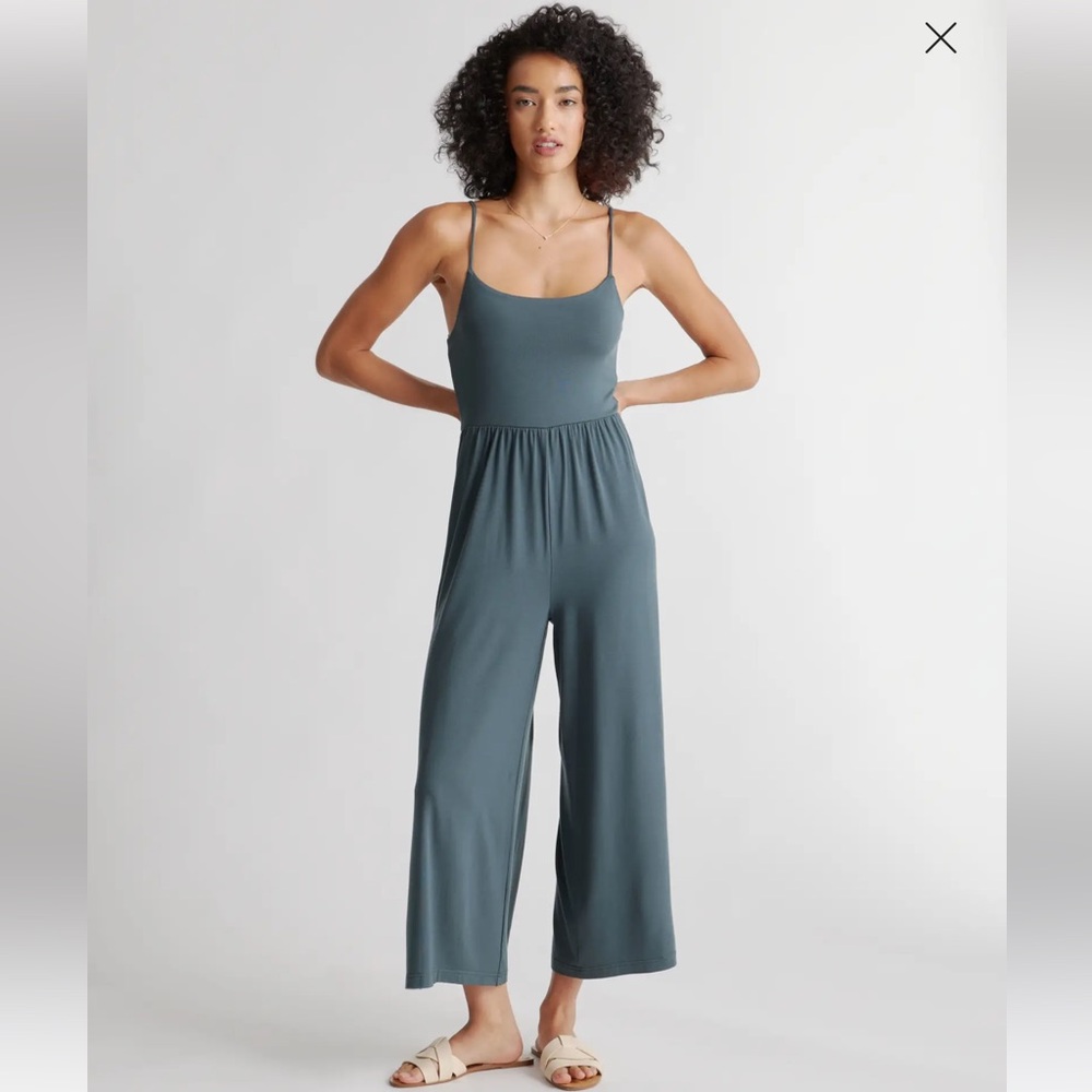 Quince Tencell Jersey Wife Leg Junpsuit